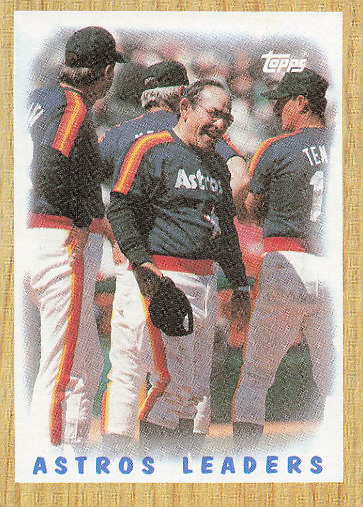 1987 Topps Baseball Astros Leaders #531