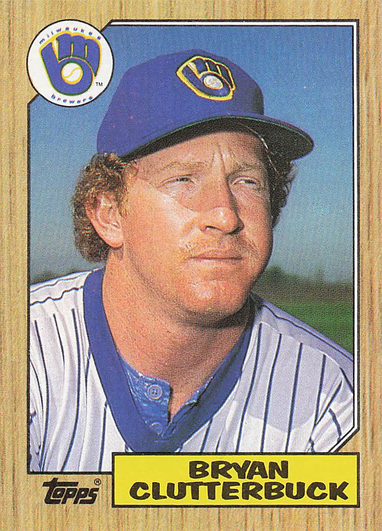 1987 Topps Baseball Bryan Clutterbuck #562