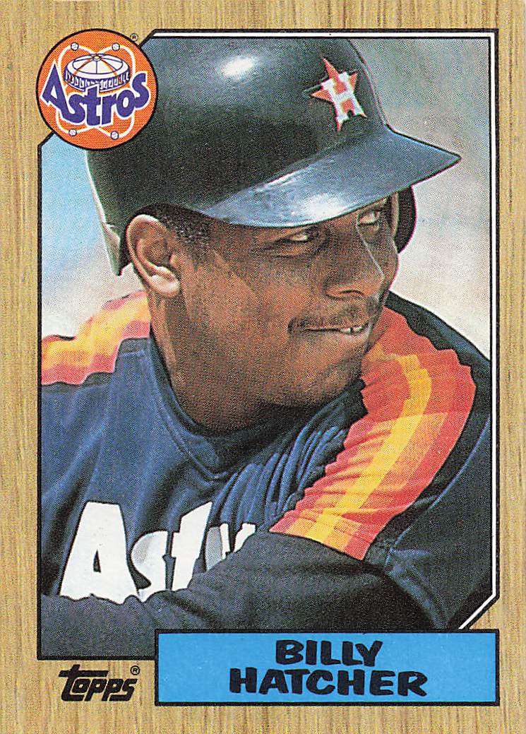 1987 Topps Baseball Billy Hatcher #578