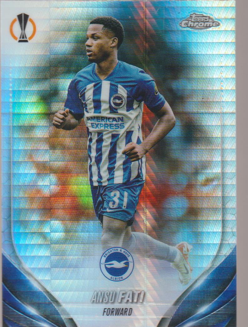2023-24 Topps Chrome UEFA Club Competitions Prism Refractor Ansu Fati #74