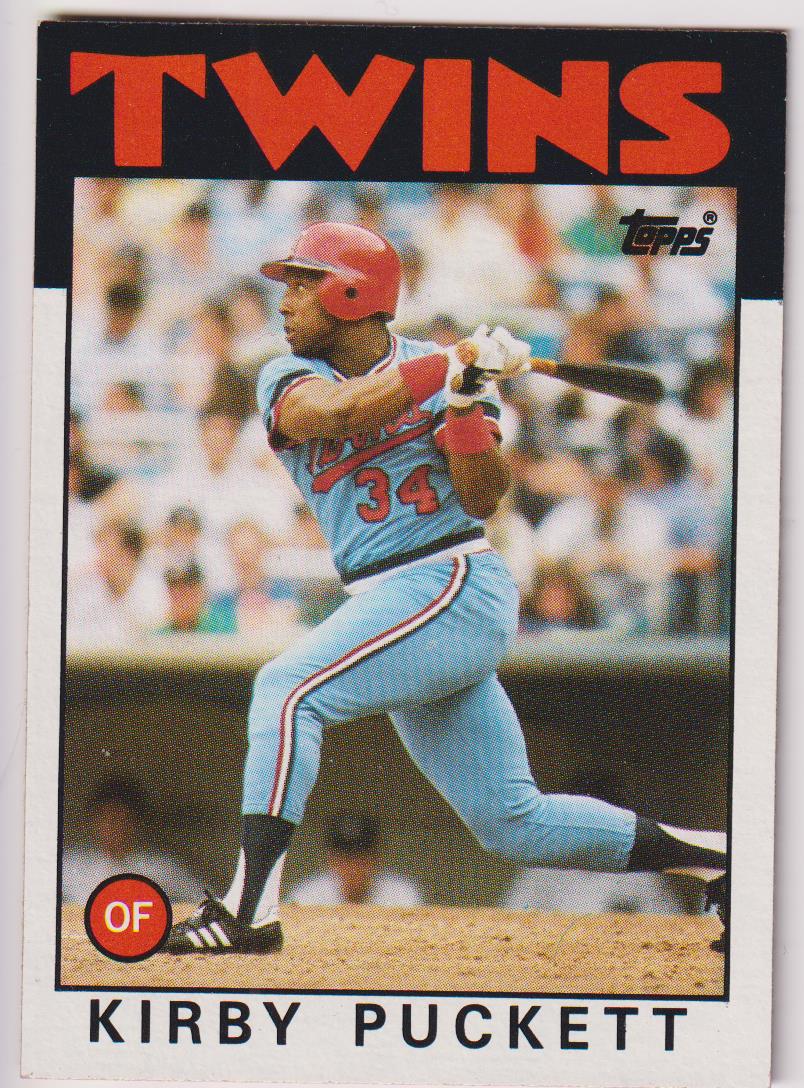 1986 Topps Baseball Kirby Puckett #329