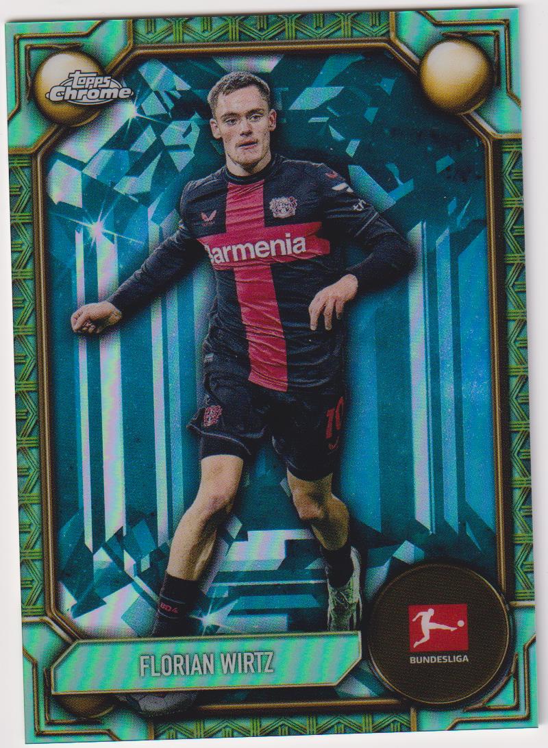 2023-24 Topps Bundesliga Jade Edition Chrome Jadeite Emerald Florian Wirtz #CJ-4