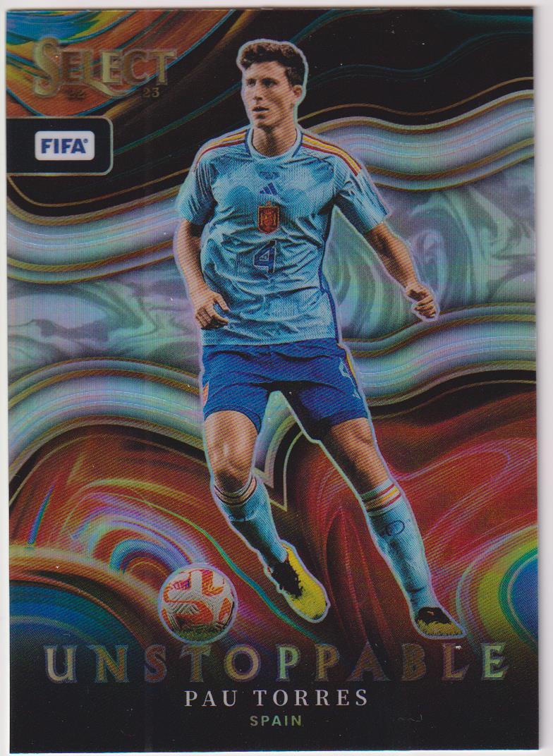 2022-23 Panini Select FIFA Unstoppable Pau Torres #15