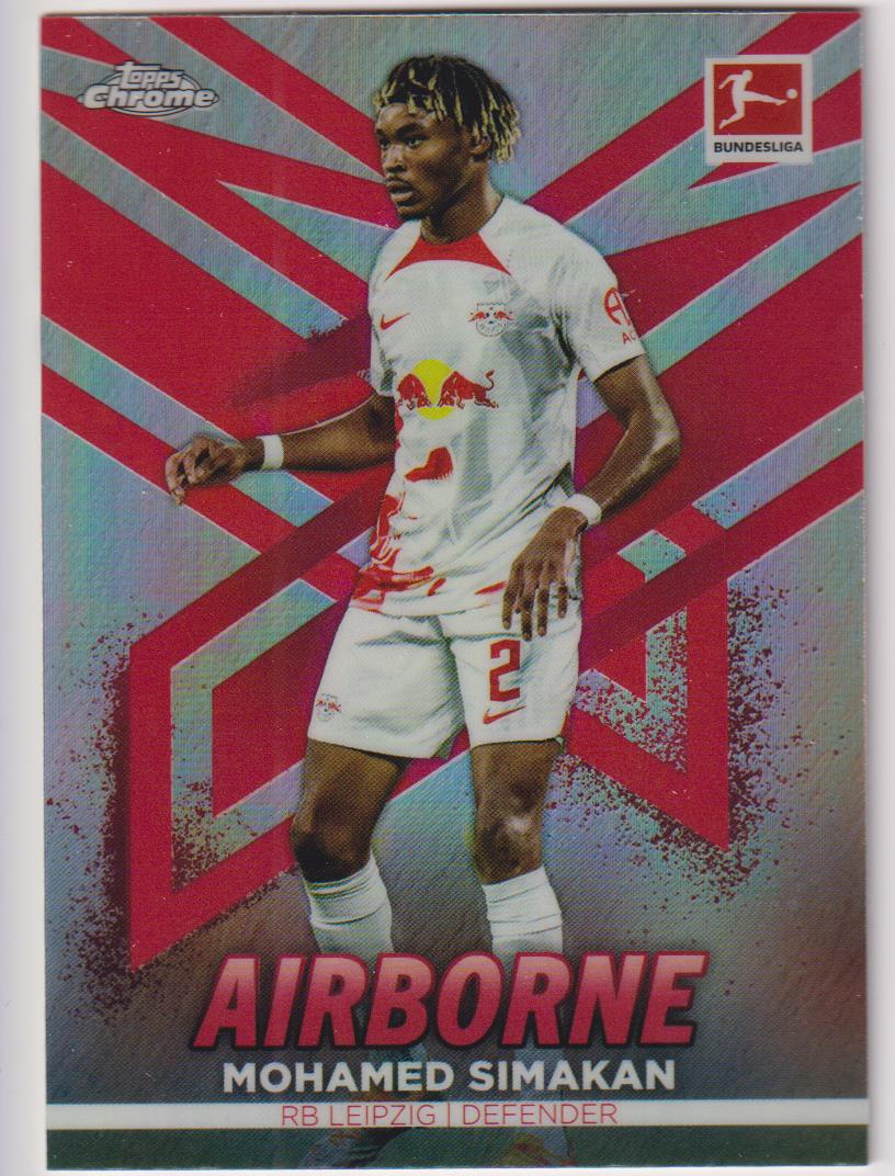 2022-23 Topps Chrome Bundesliga Airborne Mohamed Simakan #AB-MS