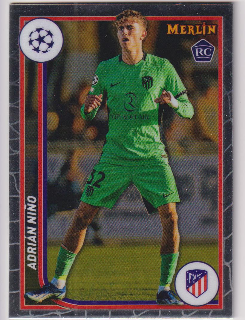 2023-24 Topps Merlin UEFA Club Competitions Adrian Nino #19 RC