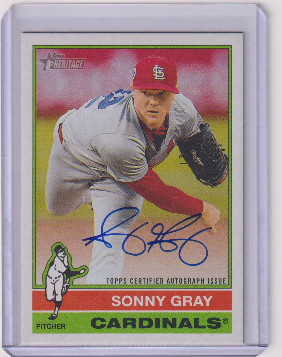 2025 Topps Heritage Real One Autographs Sonny Gray #ROA-SG