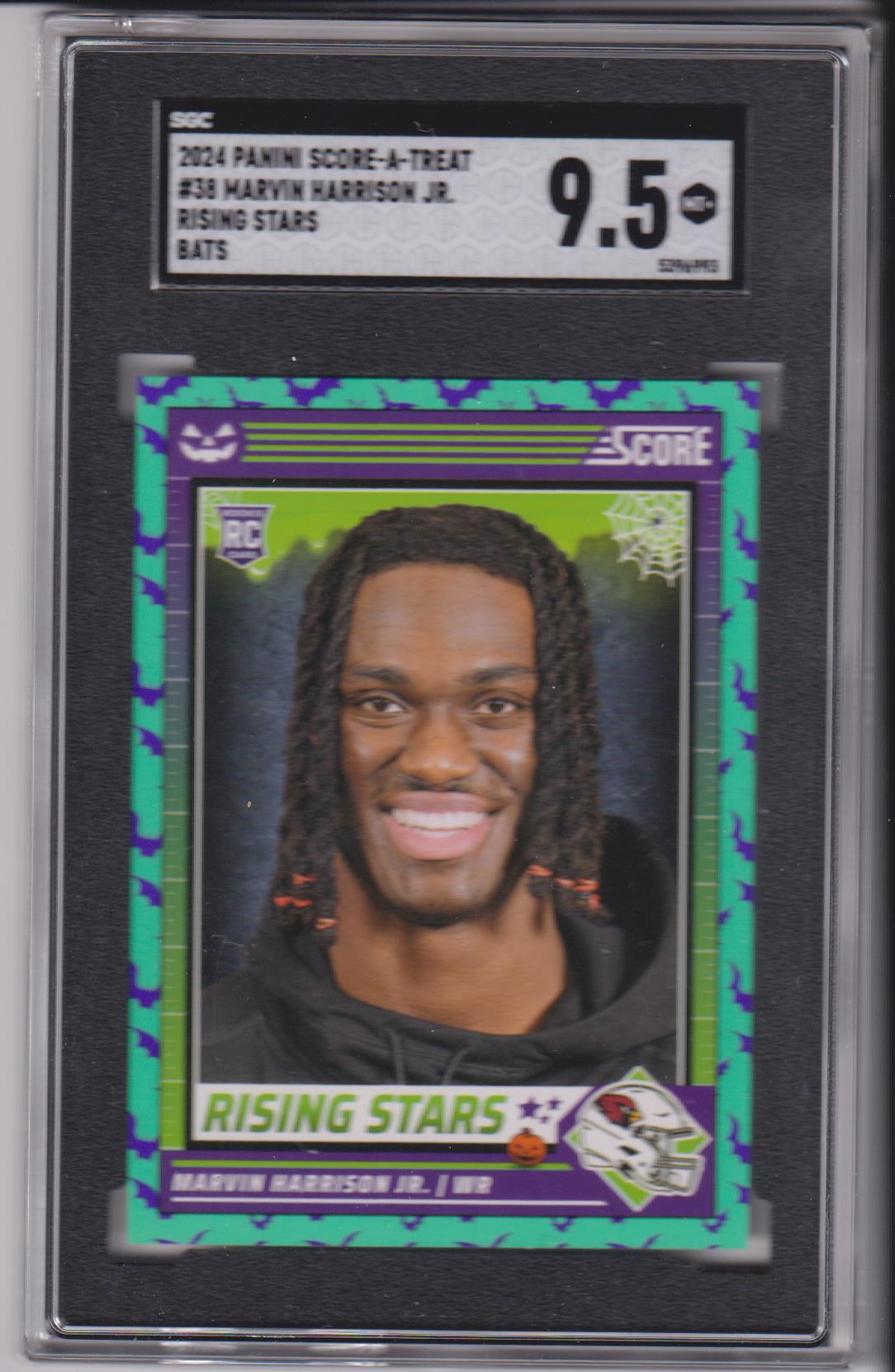 2024 Panini Score-A-Treat Rising Stars Bats Marvin Harrison Jr. #38 SGC 9.5
