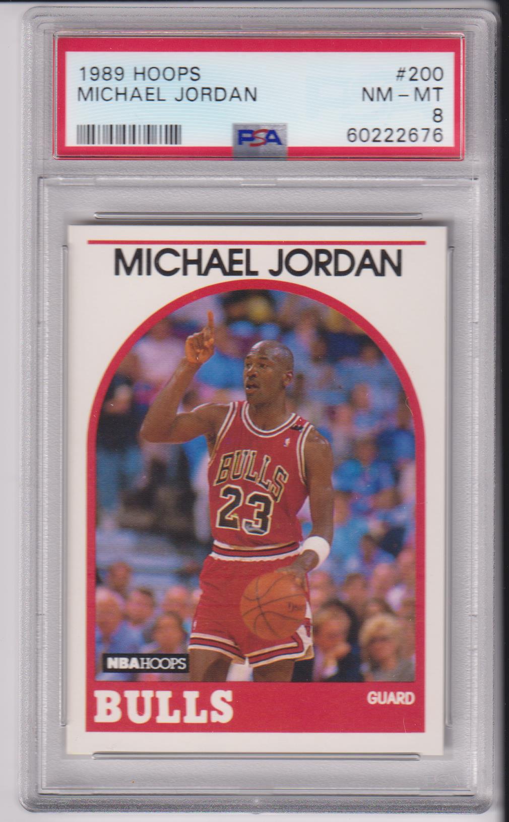 1989 Hoops Michael Jordan #200 PSA 8