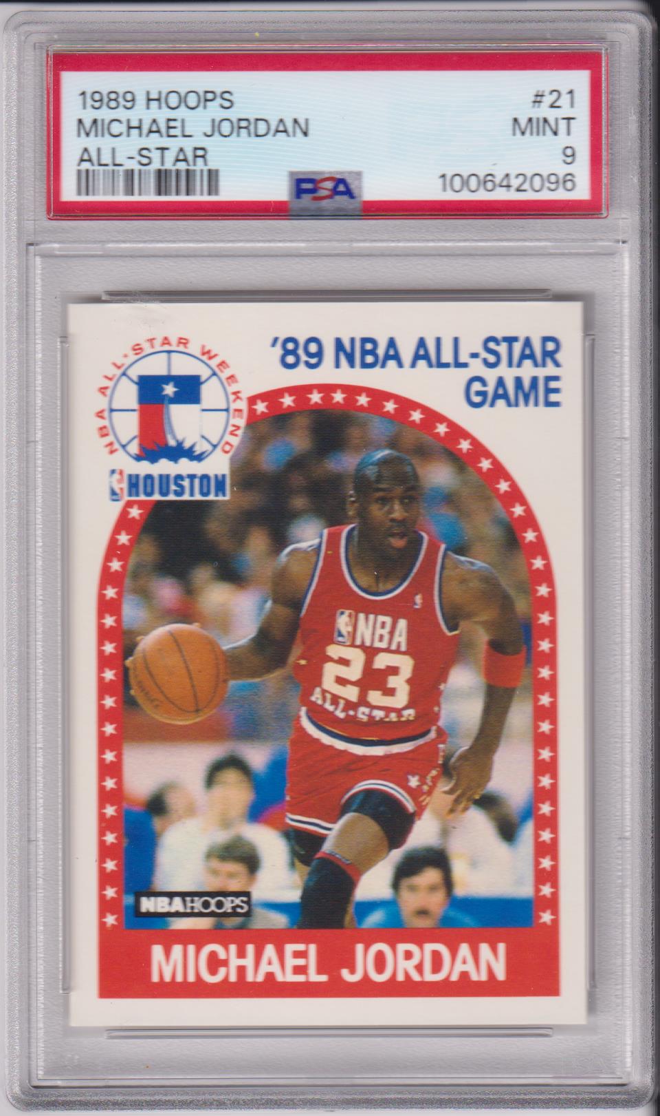 1989 Hoops All-Star Michael Jordan #21 PSA 9