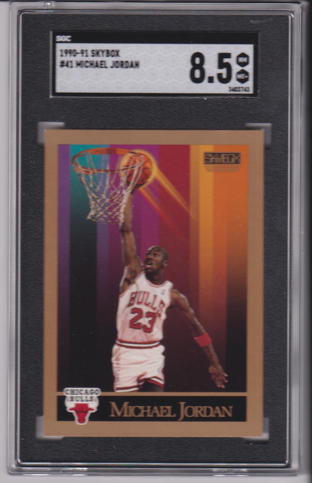 1990-91 Skybox Michael Jordan #41 SGC 8.5
