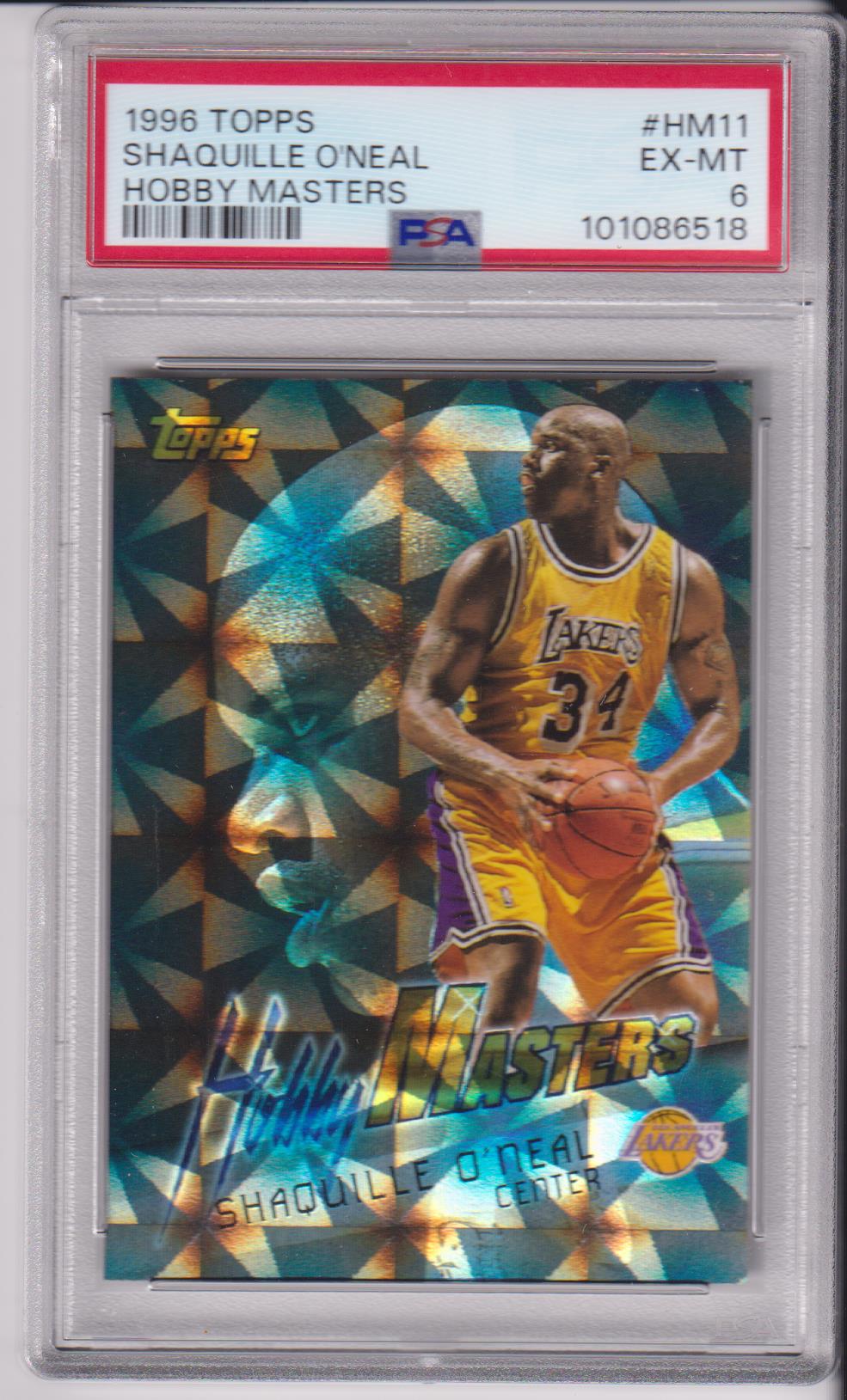 1996 Topps Hobby Masters Shaquille O'Neal #HM11 PSA 6