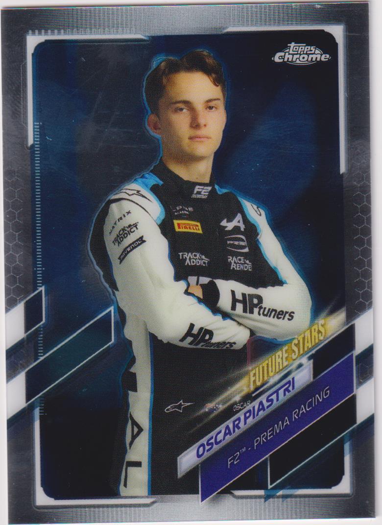 2021 Topps Chrome Formula 1 Oscar Piastri #59