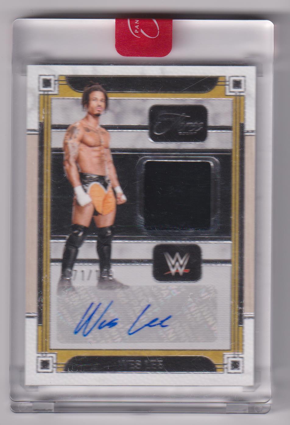 2024 Panini Three Count WWE Memorabilia Autographs 071/149 Wes Lee #MA-WLE