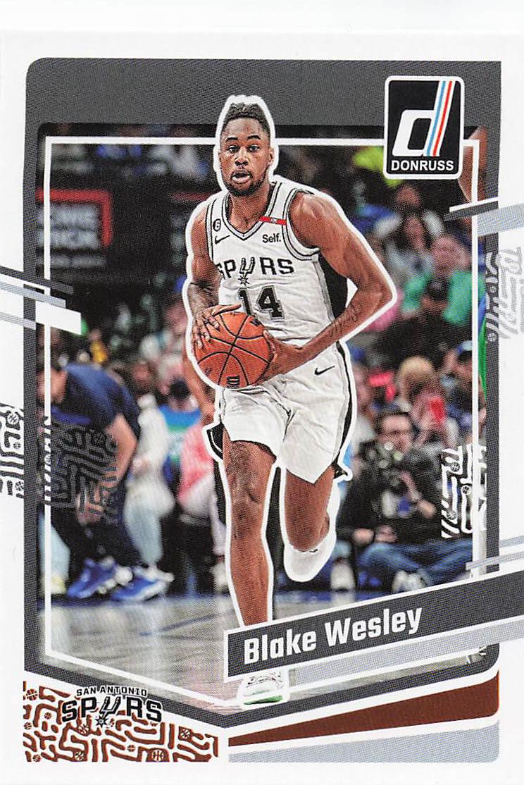 2023-24 Donruss Basketball Blake Wesley #99