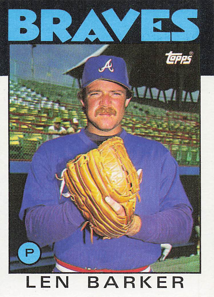 1986 Topps Len Barker #24