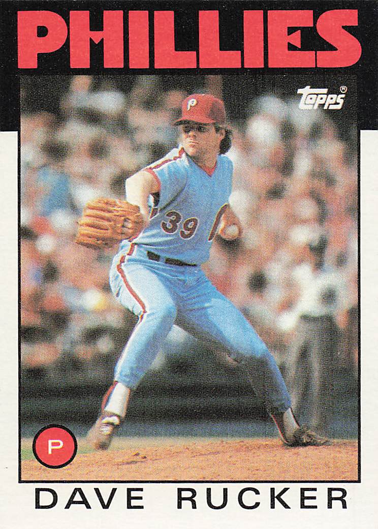 1986 Topps Dave Rucker #39