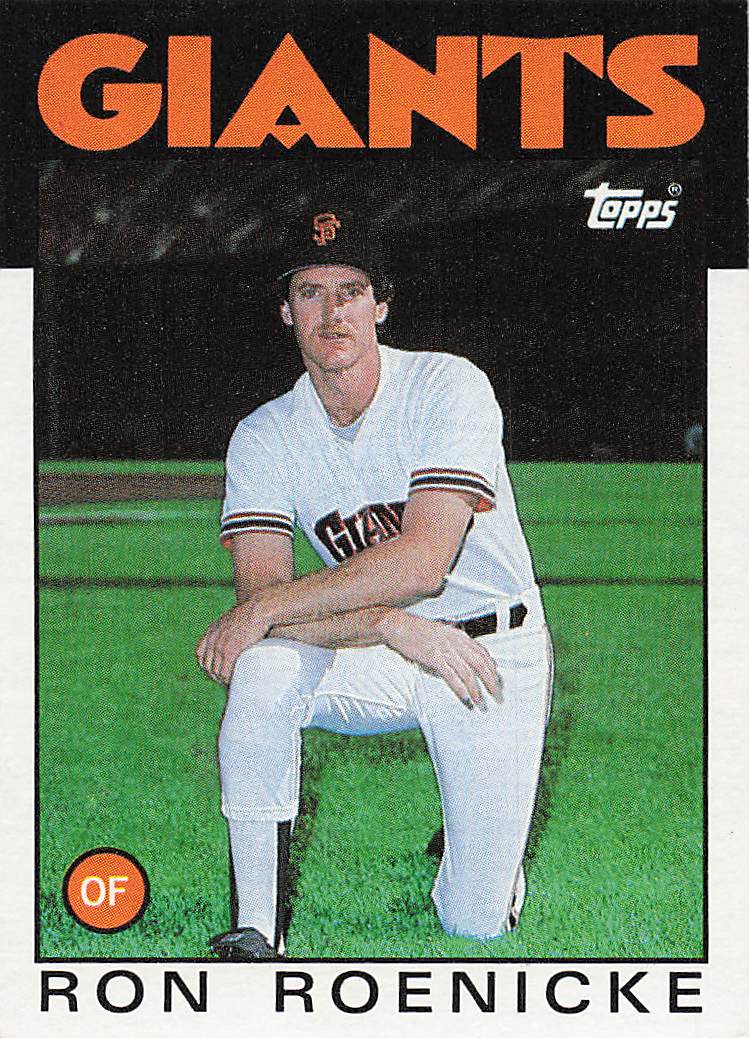 1986 Topps Ron Roenicke #63