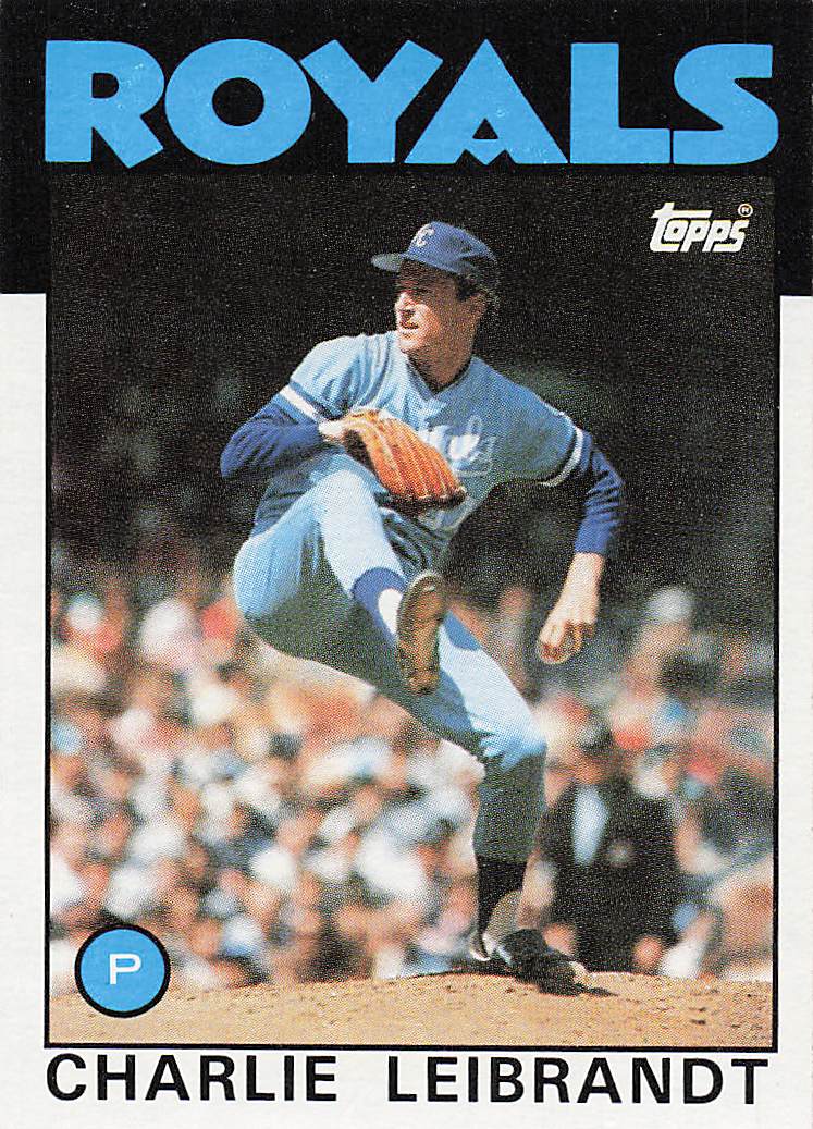 1986 Topps Charlie Leibrandt #77