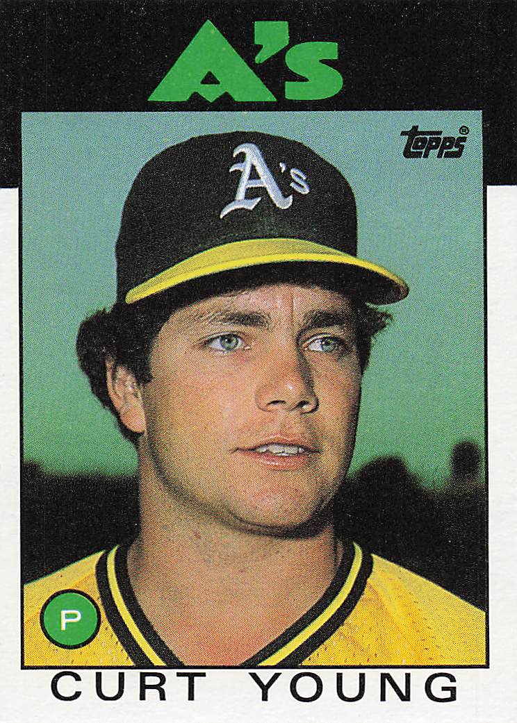1986 Topps Curt Young #84