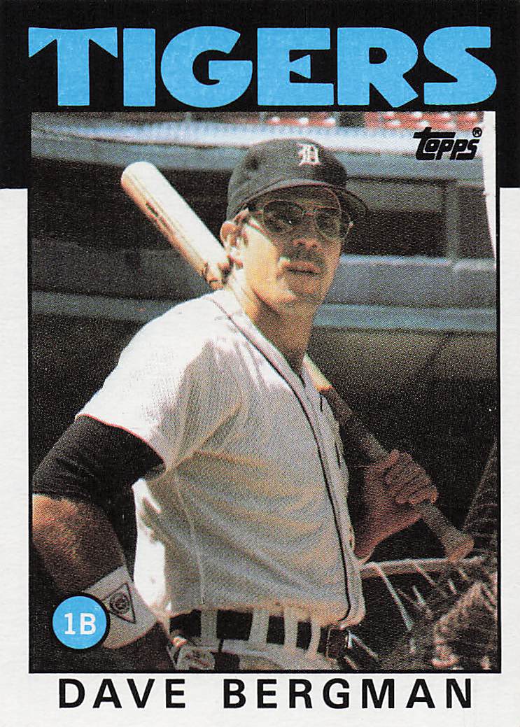 1986 Topps Dave Bergman #101