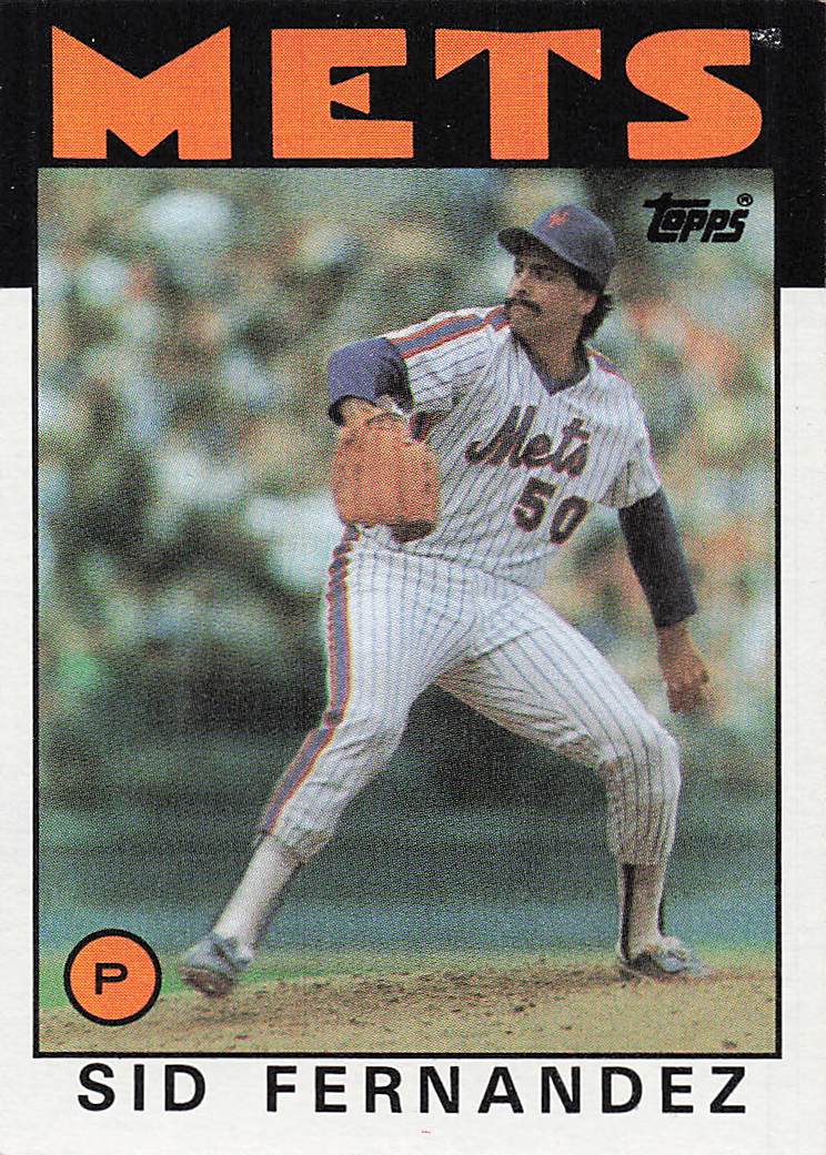 1986 Topps Sid Fernandez #104