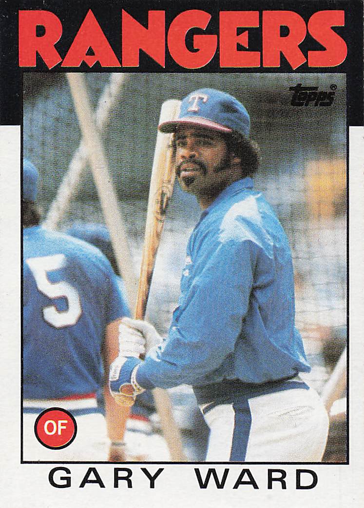 1986 Topps Gary Ward #105