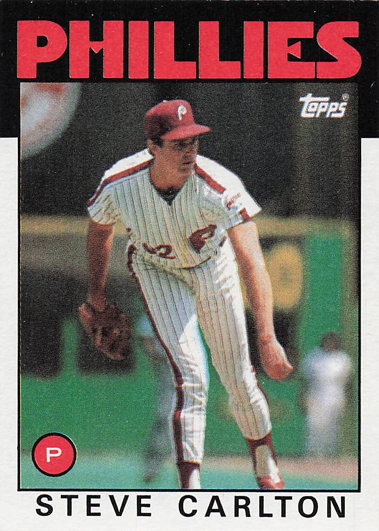 1986 Topps Steve Carlton #120