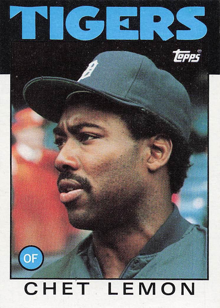 1986 Topps Chet Lemon #160