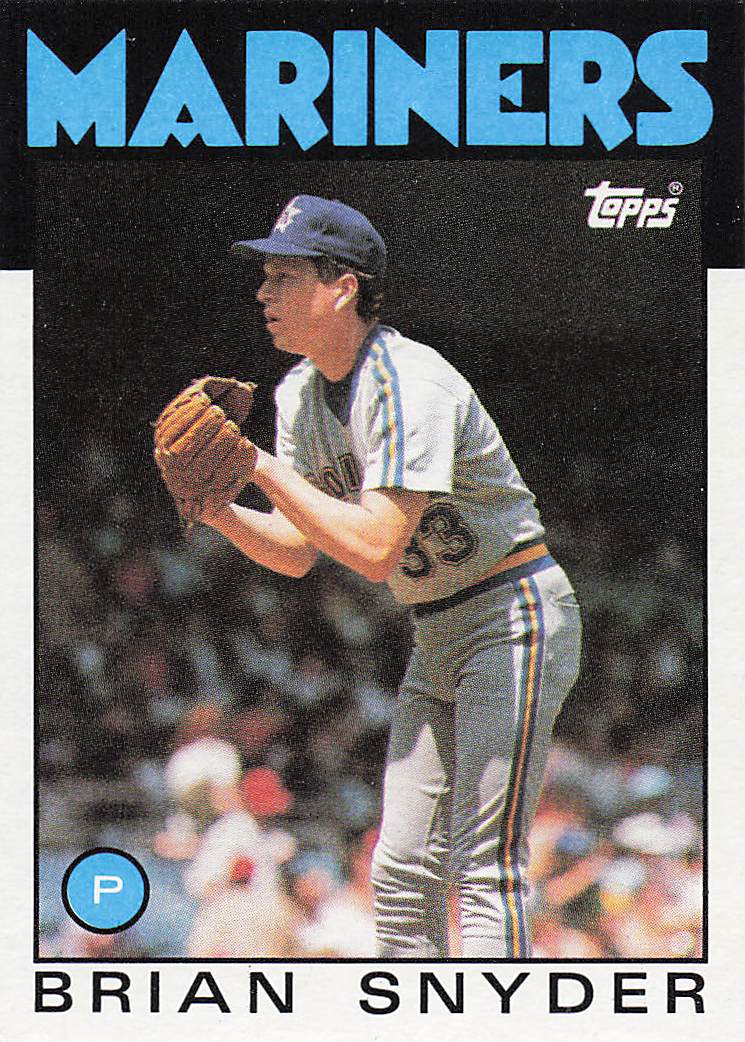 1986 Topps Brian Snyder #174 RC