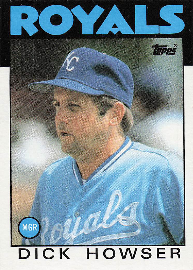 1986 Topps Dick Howser #199