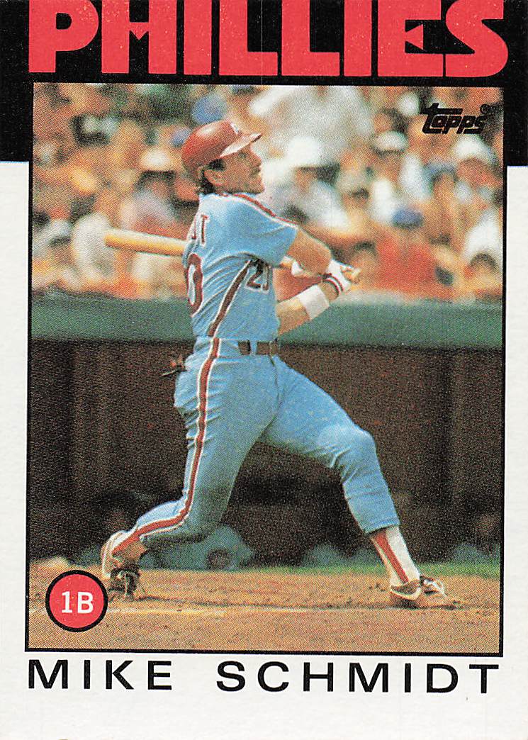 1986 Topps Mike Schmidt #200
