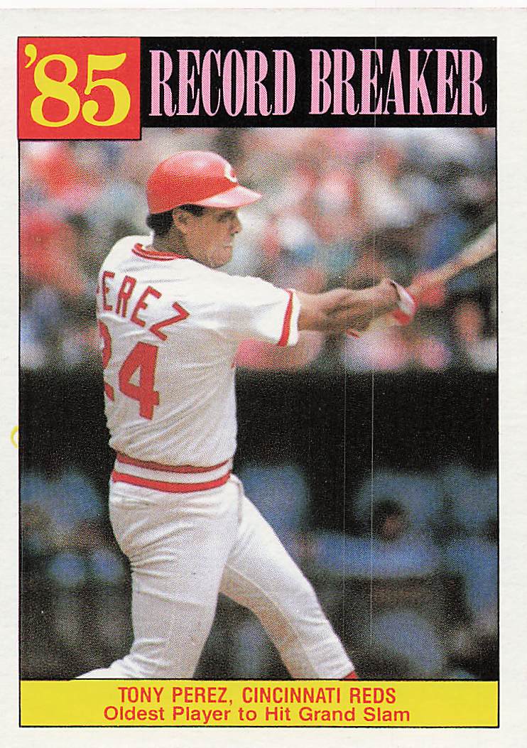 1986 Topps Tony Perez #205