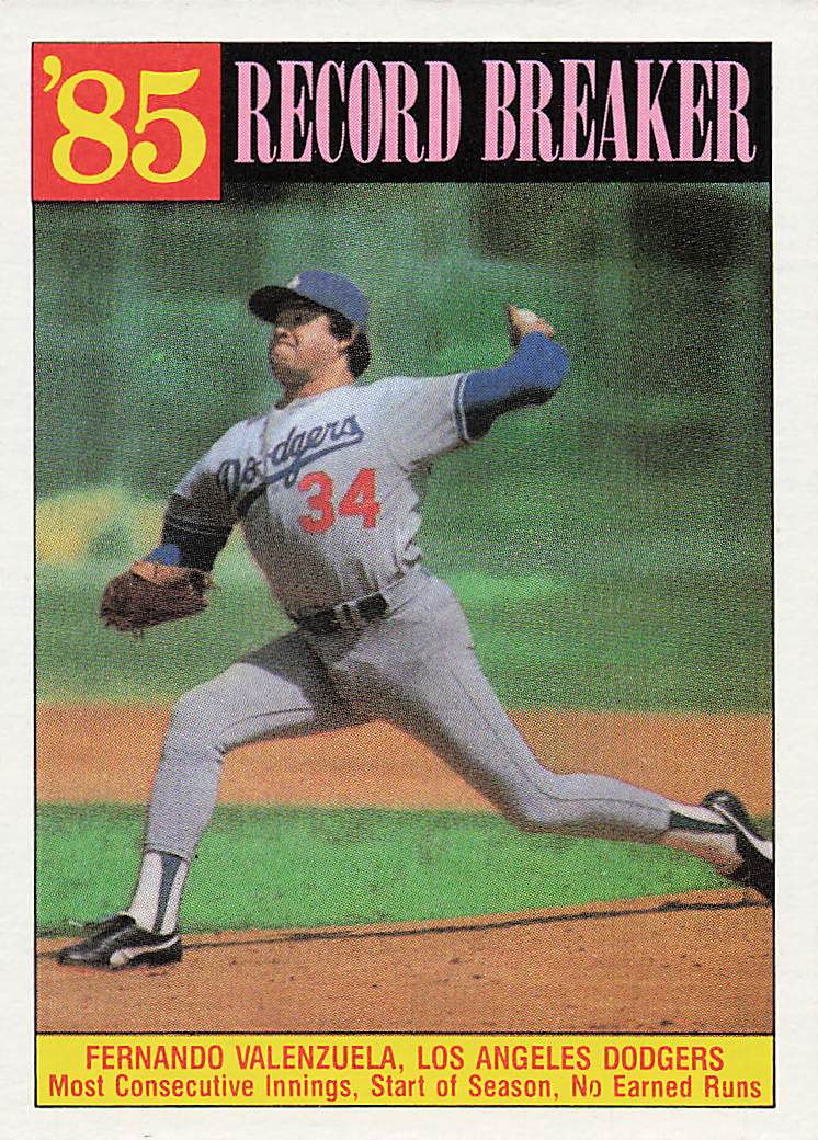 1986 Topps Fernando Valenzuela #207