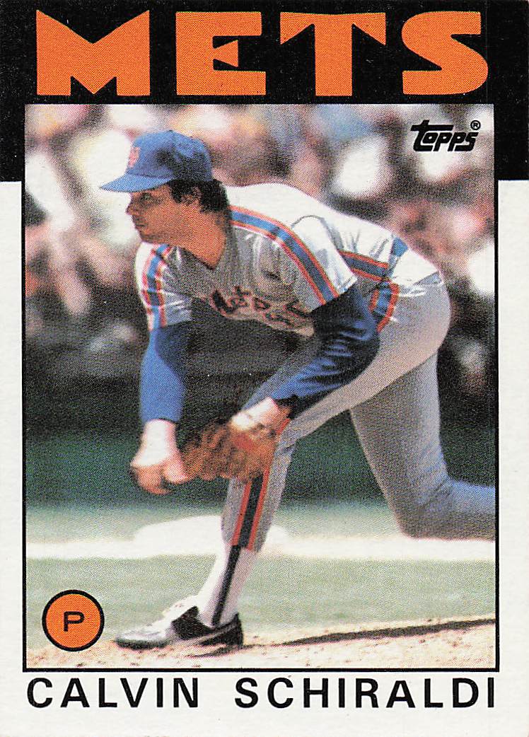 1986 Topps Calvin Schiraldi #210