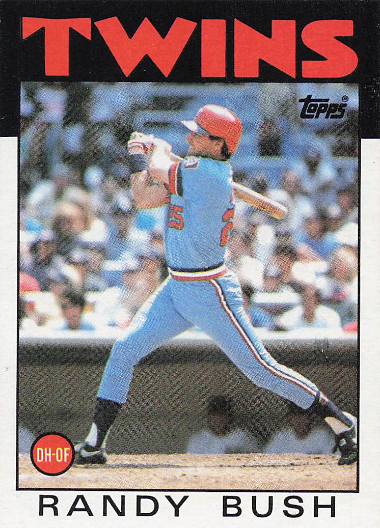 1986 Topps Randy Bush #214