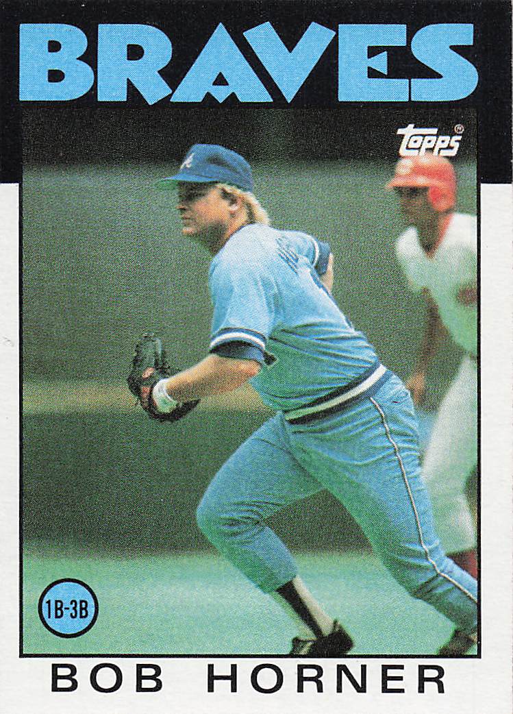1986 Topps Bob Horner #220