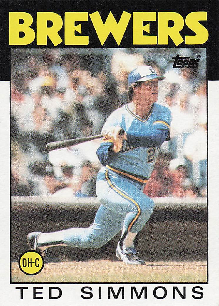 1986 Topps Ted Simmons #237