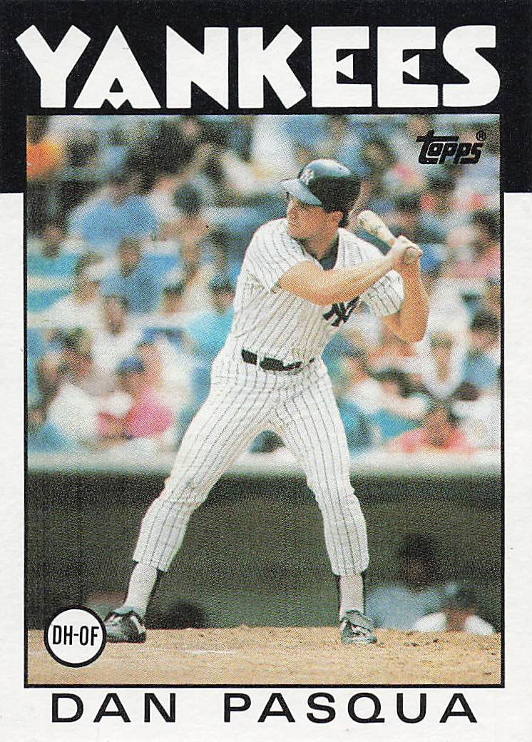 1986 Topps Dan Pasqua #259