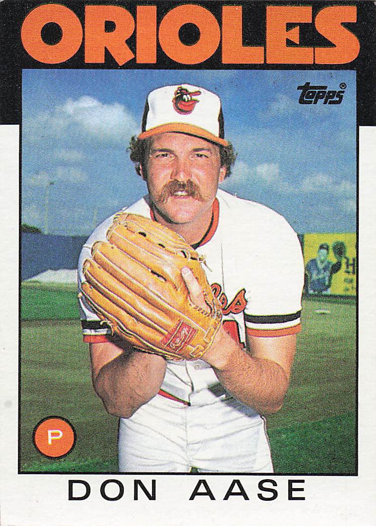 1986 Topps Don Aase #288