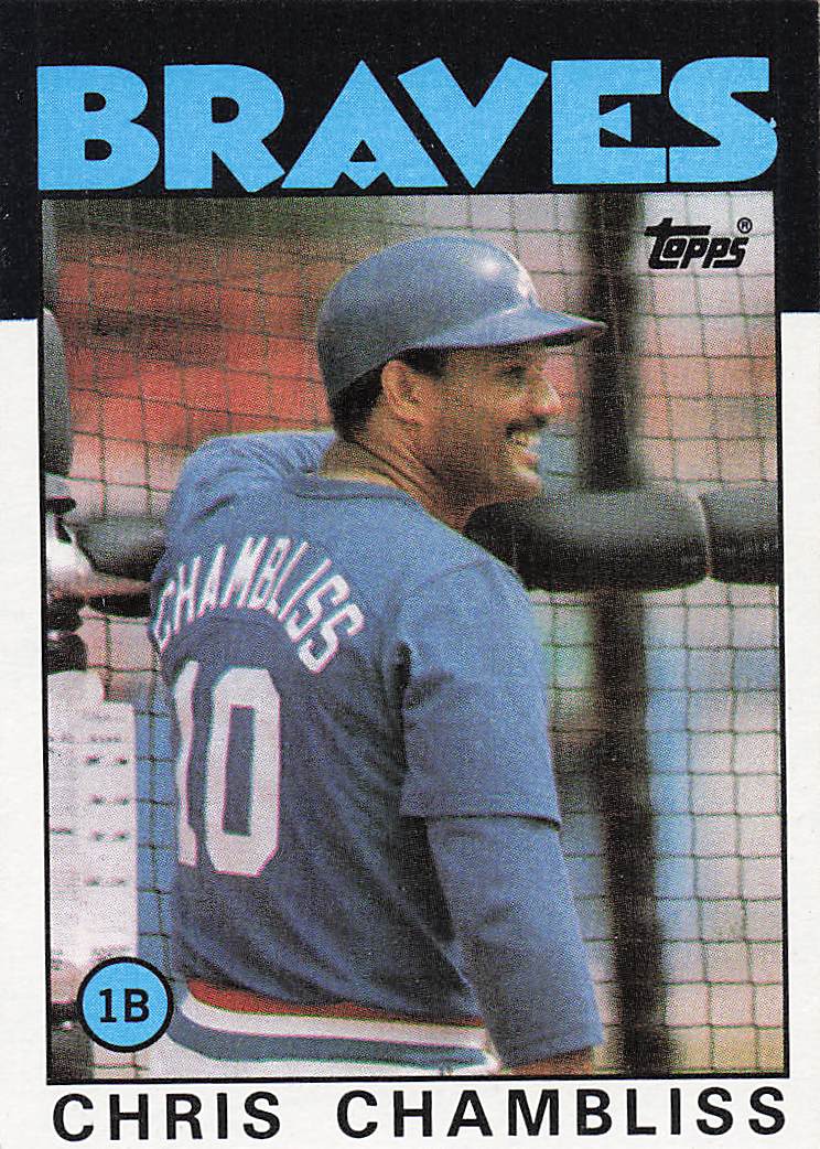 1986 Topps Chris Chambliss #293