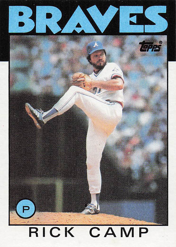 1986 Topps Rick Camp #319