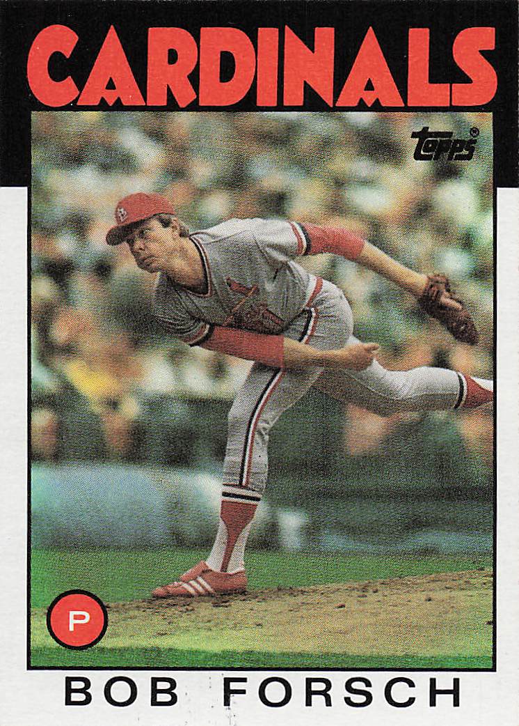 1986 Topps Bob Forsch #322