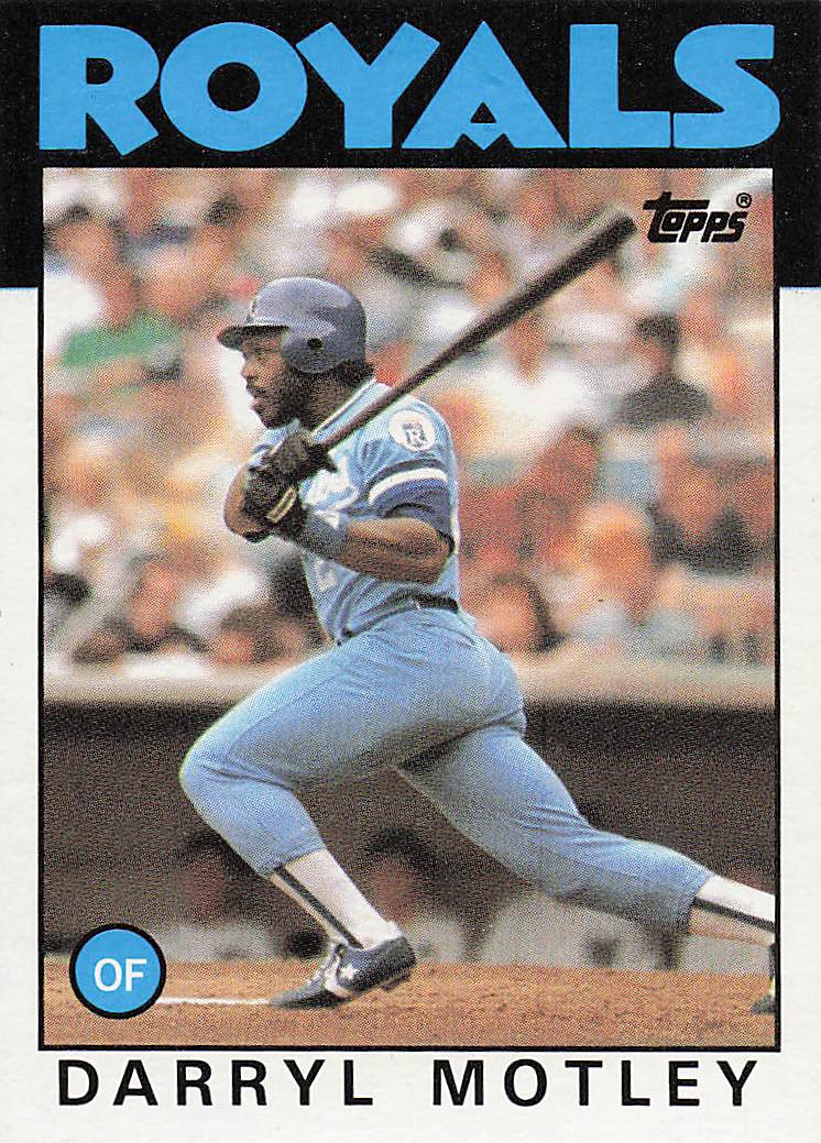 1986 Topps Darryl Motley #332