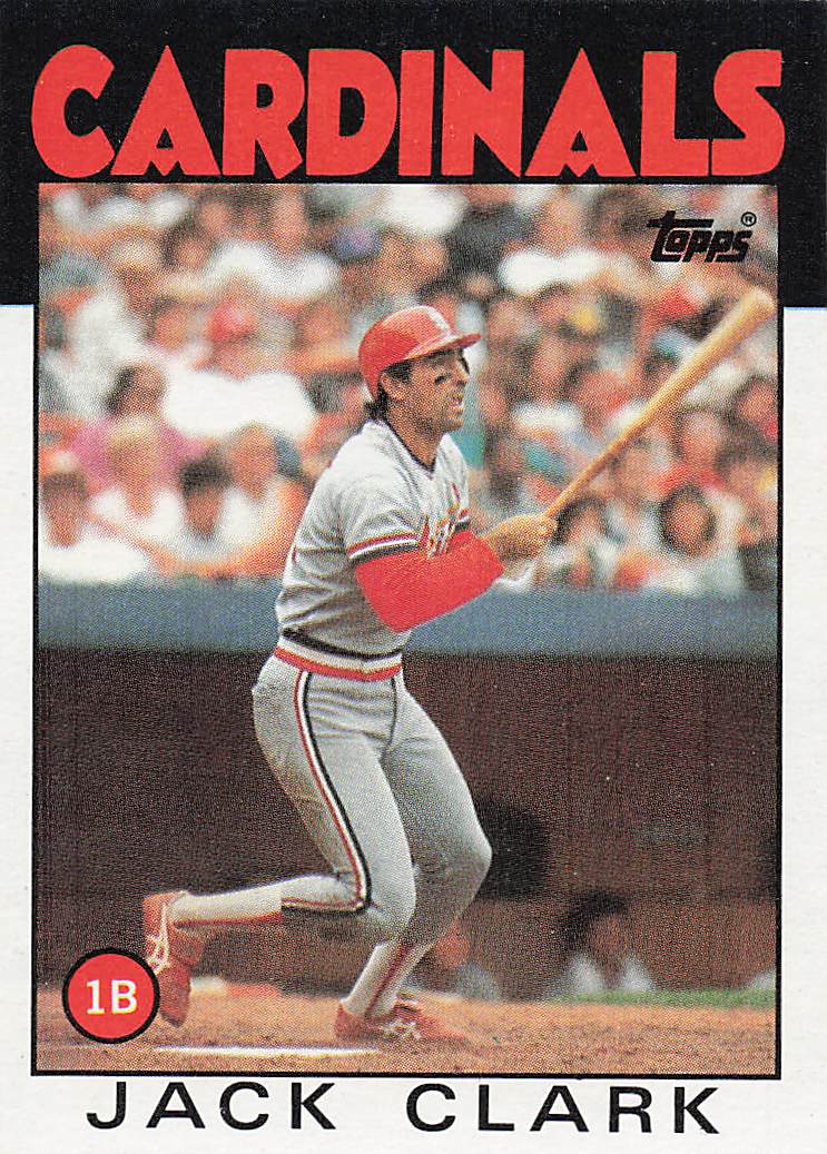 1986 Topps Jack Clark #350
