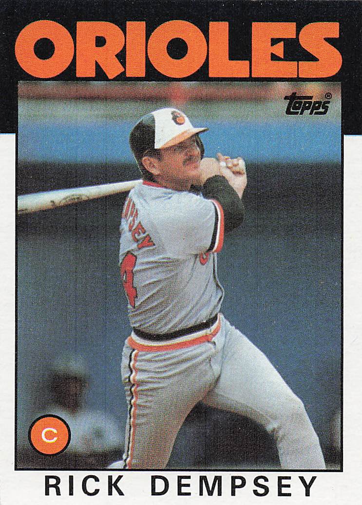 1986 Topps Rick Dempsey #358