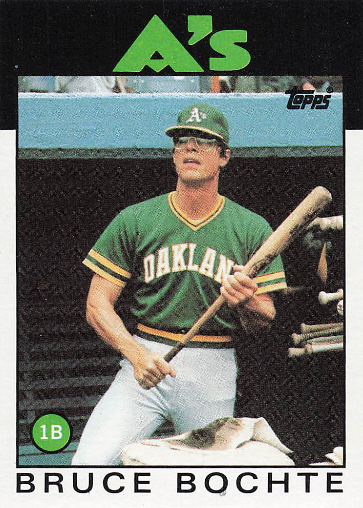 1986 Topps Bruce Bochte #378
