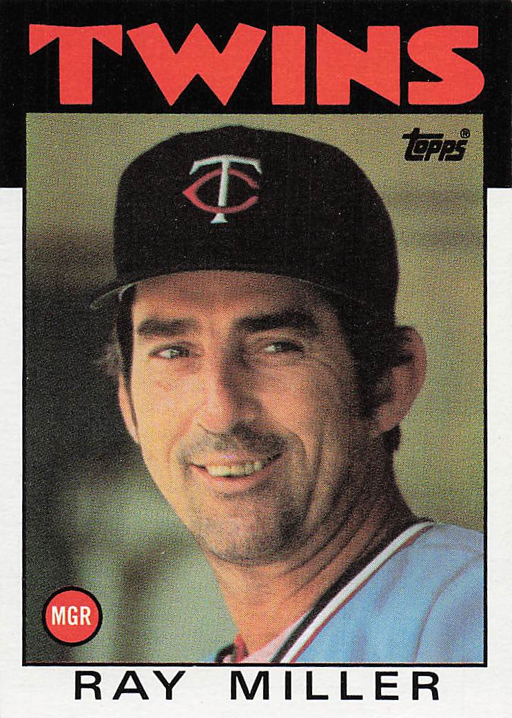 1986 Topps Ray Miller #381 RC