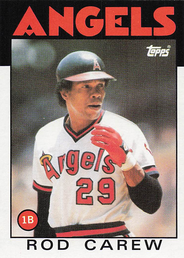 1986 Topps Rod Carew #400