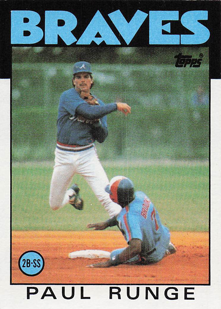 1986 Topps Paul Runge #409 RC