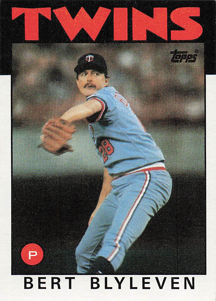 1986 Topps Bert Blyleven #445